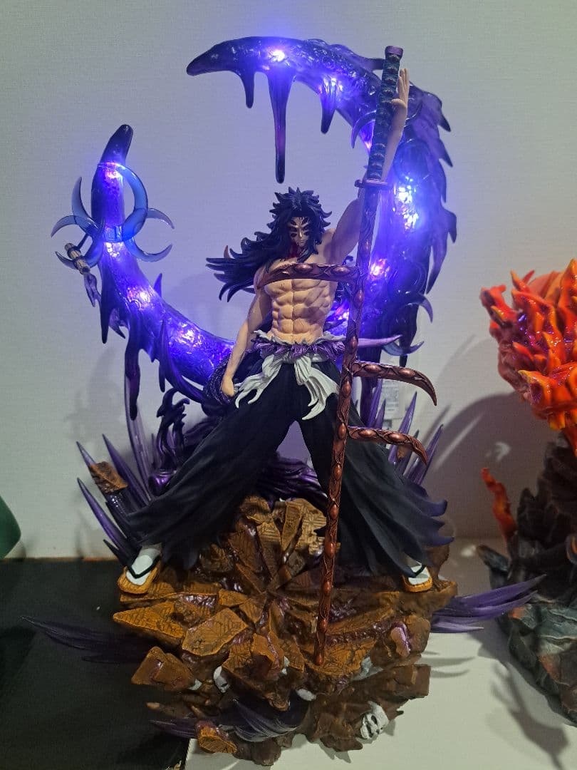 鬼滅の刃 黒死牟 フィギュア ガレージキット JT studio 約45cm 訳あり 鬼滅の刃 十二鬼月 上弦の壱 黒死牟 ガレージキット フィギュア