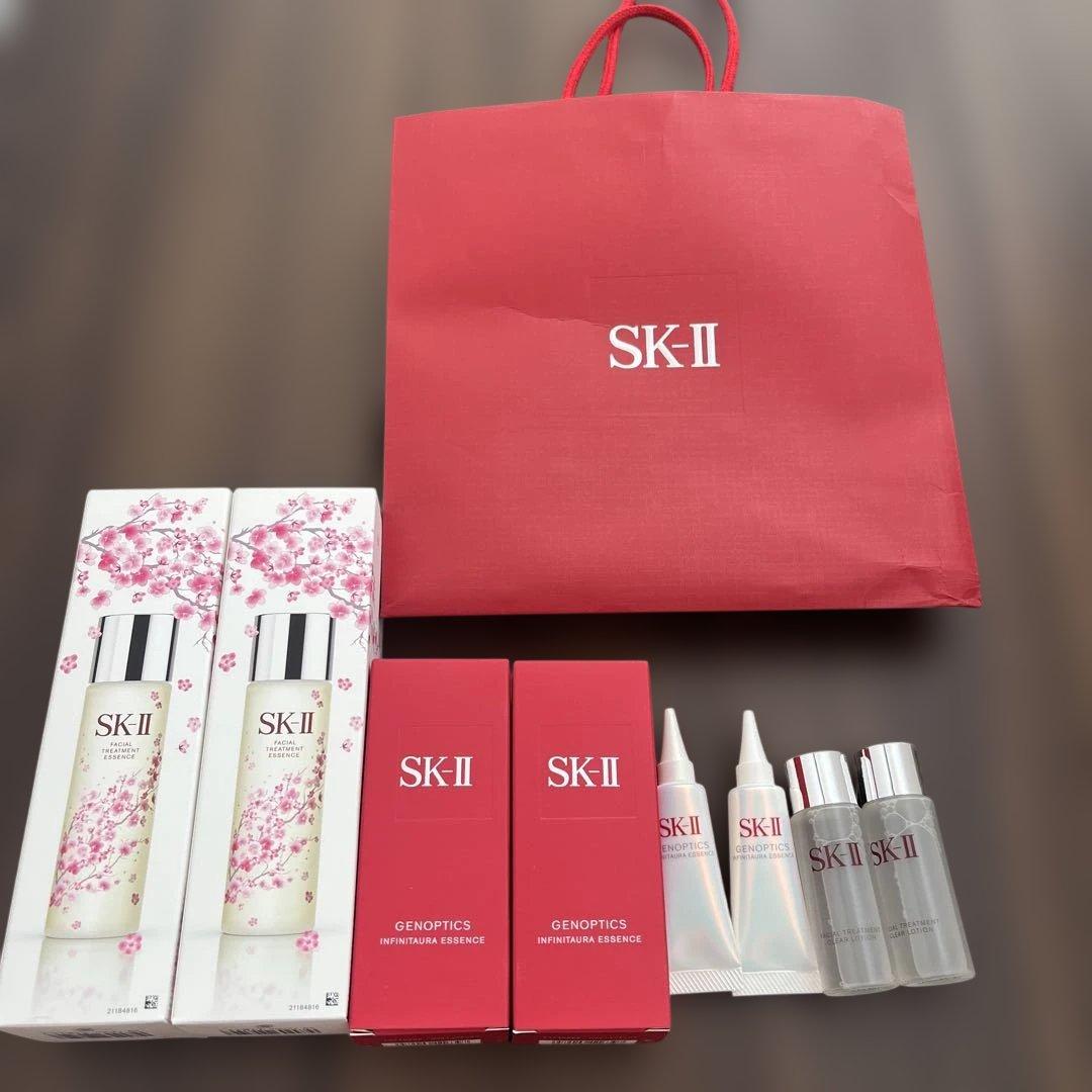 SKⅡ 新品セット✖️2 ふきとり化粧水✖️2 SK-II フェイシャル トリートメント クリアローション/ふき取り化粧水