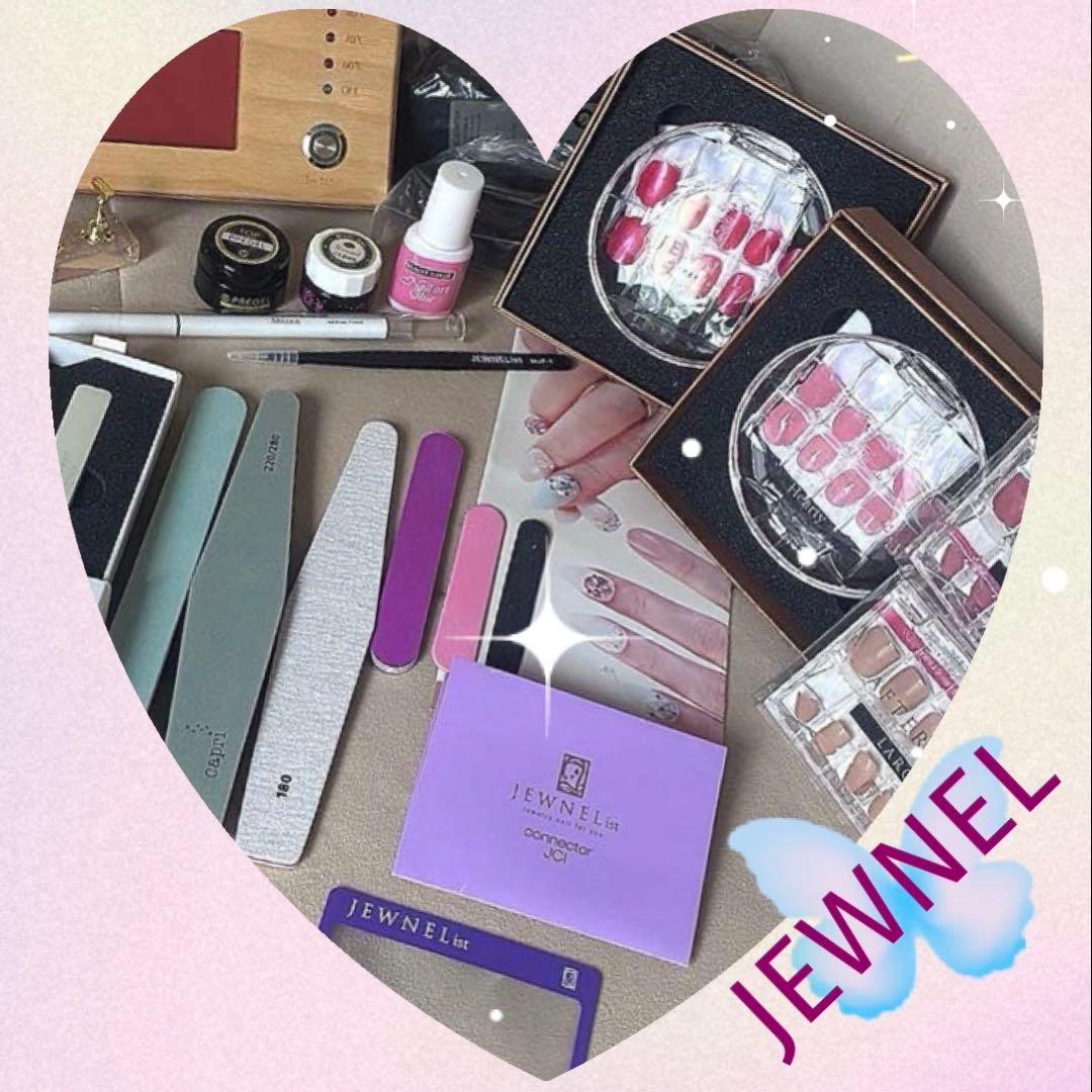 JEWNEL ジュネル ネイルチップほか スターターキット一式