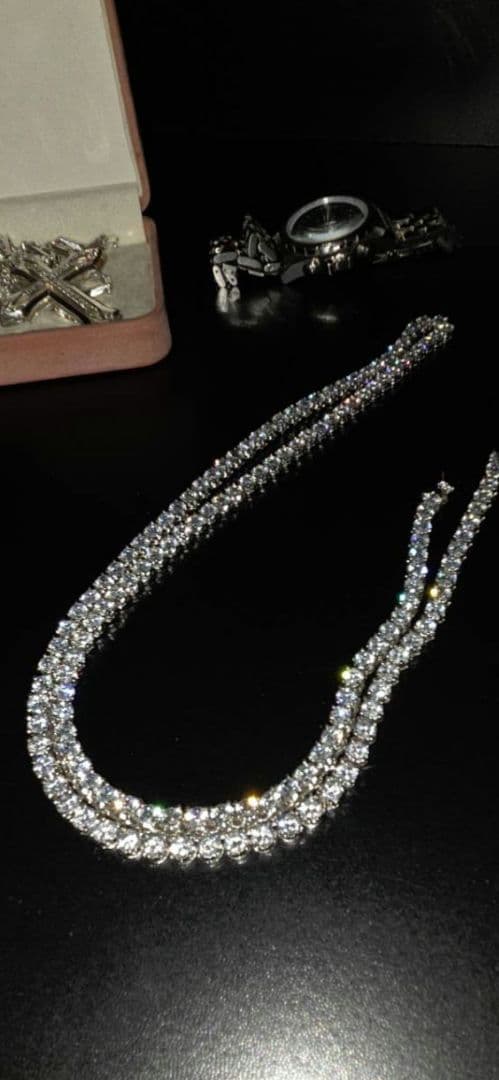 値下げ！アバランチ風　pimp code　テニスチェーンネックレス