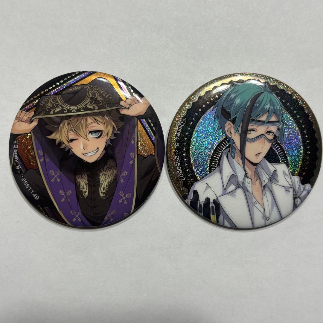 ディズニー ツイステッドワンダーランド ラギー フロイド 缶バッジ