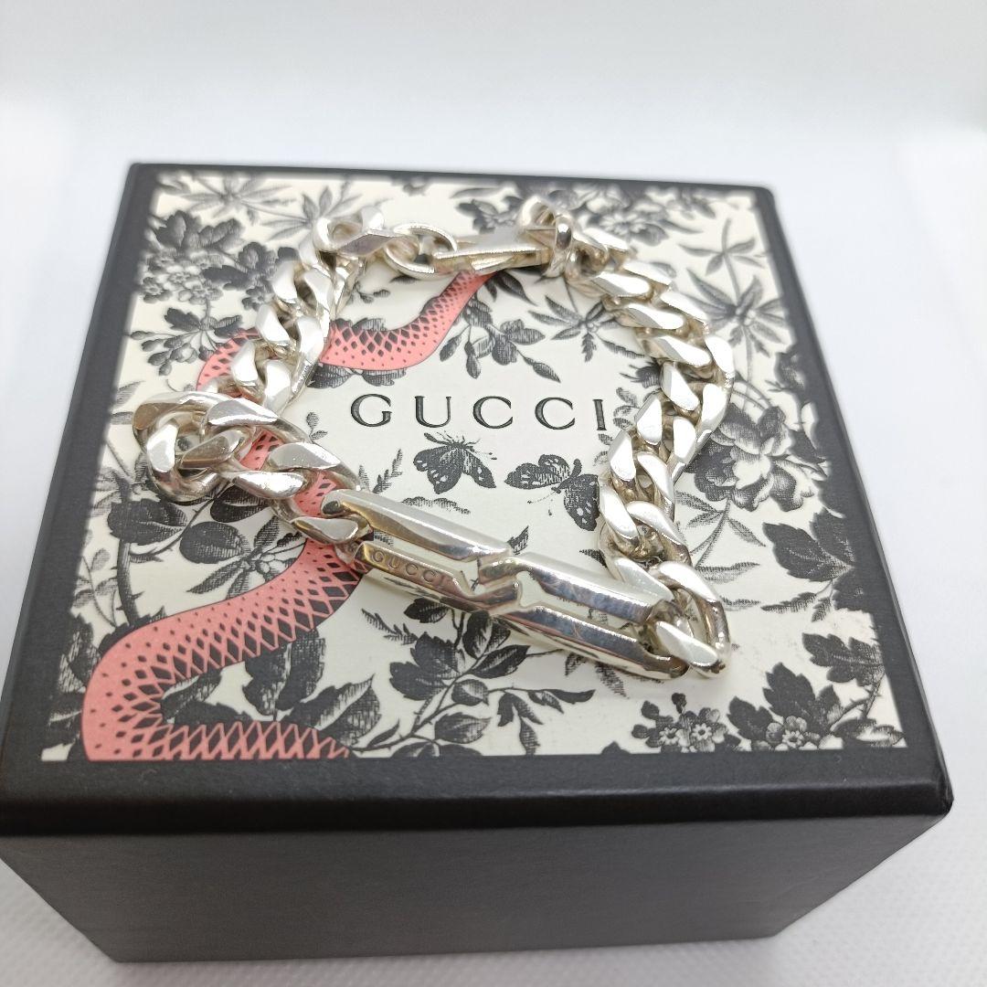 けんちゃん様　美品✨️保存箱付　GUCCI ブレスレット　喜平　AG925 イン