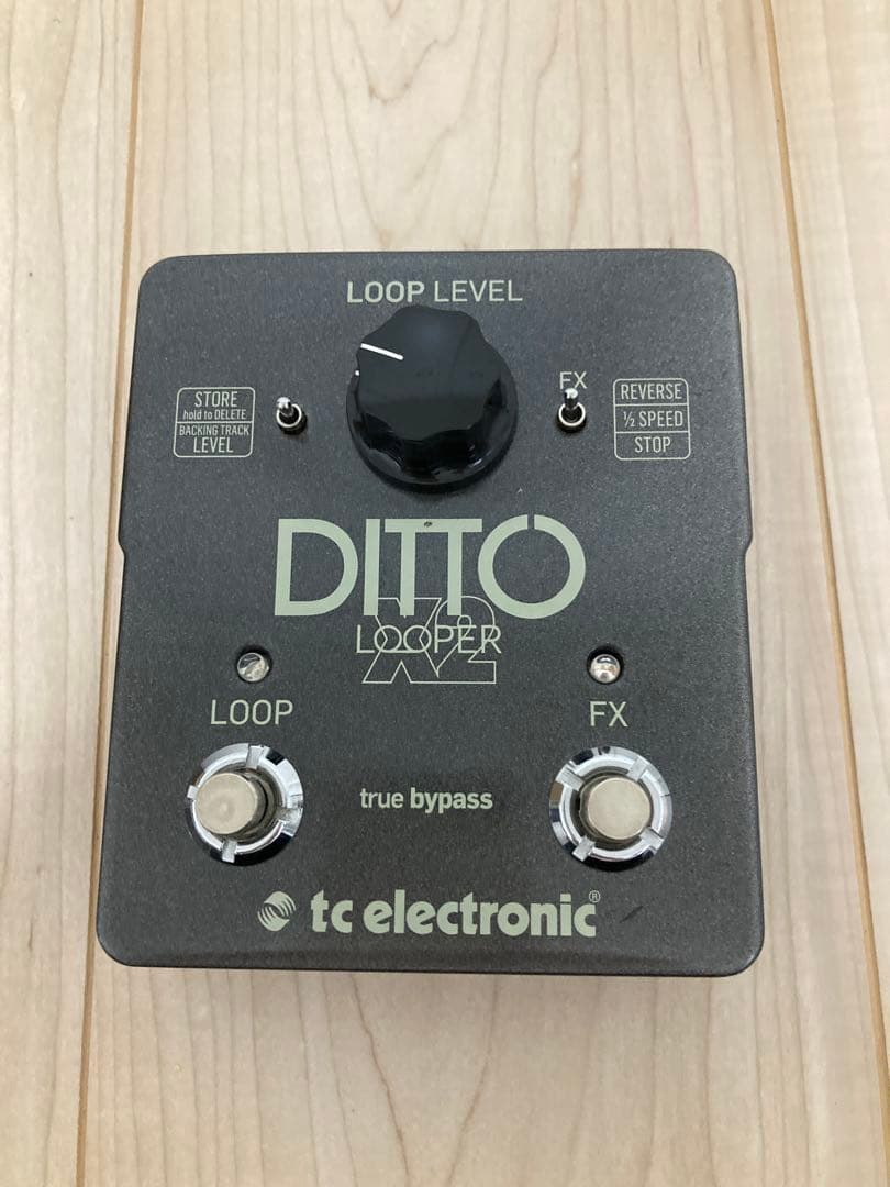 DITTO LOOPER X2 tc electronic ルーパー エフェクタ tc electronic DITTO X2 LOOPER｜ミュージックランドKEY