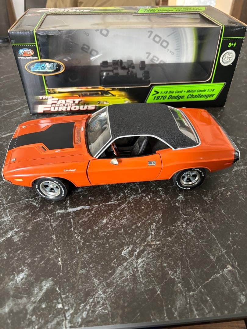 ワイルドスピード1970 Dobge challenger 1/18開封済