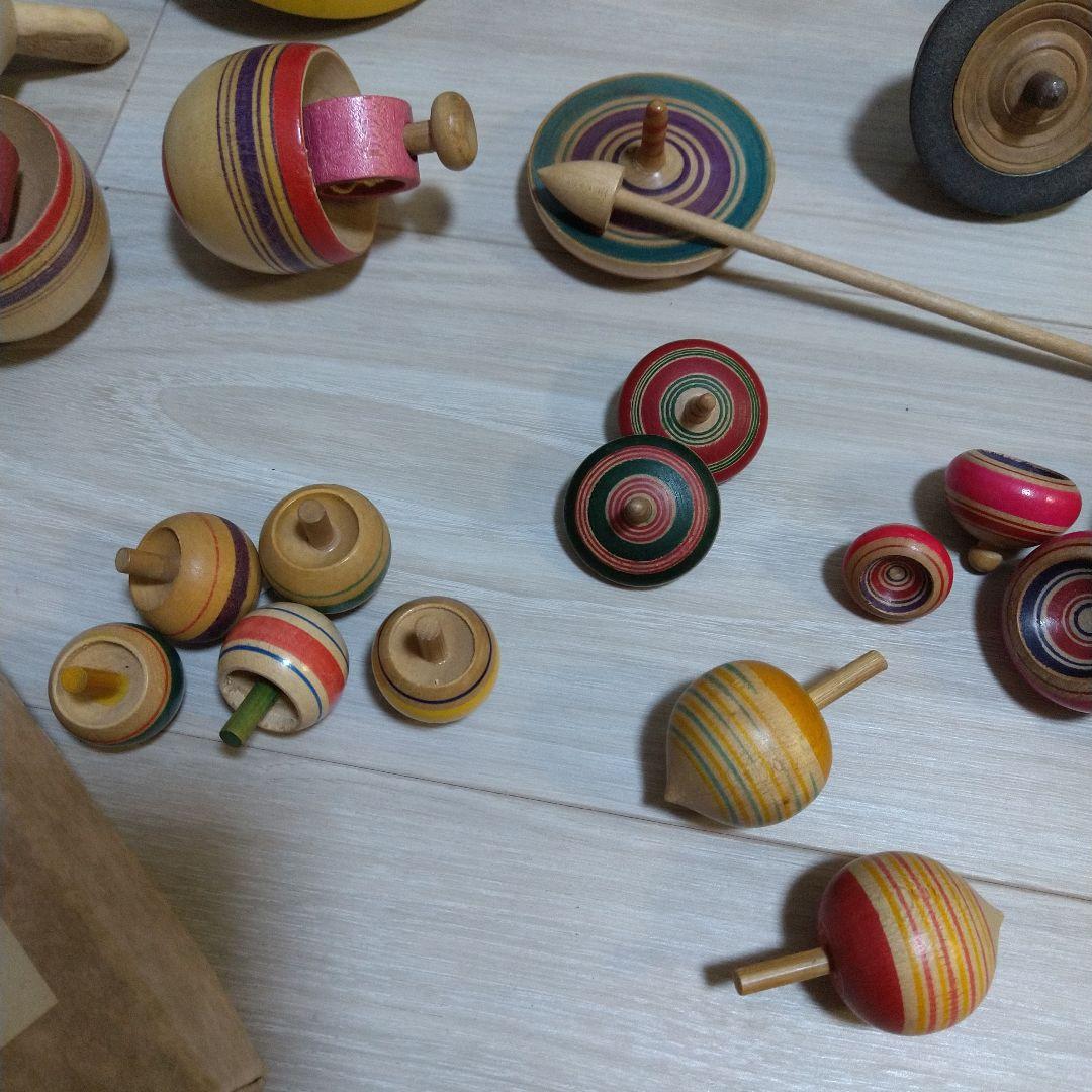 木製コマセット 福島保 ベーゴマ