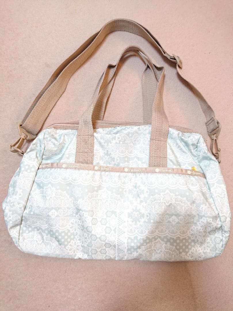 新品!【レスポートサック】HARPER BAG レースメドウ（ブルー/F