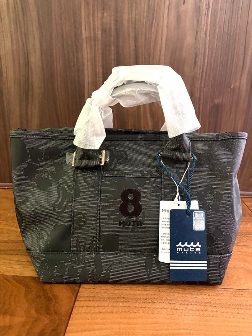 新品未使用MUTA トートバッグ 8 グレー 花柄 楽天市場】【CONTINUA パンチングエシカル合皮 ミニトートバッグ MUSG
