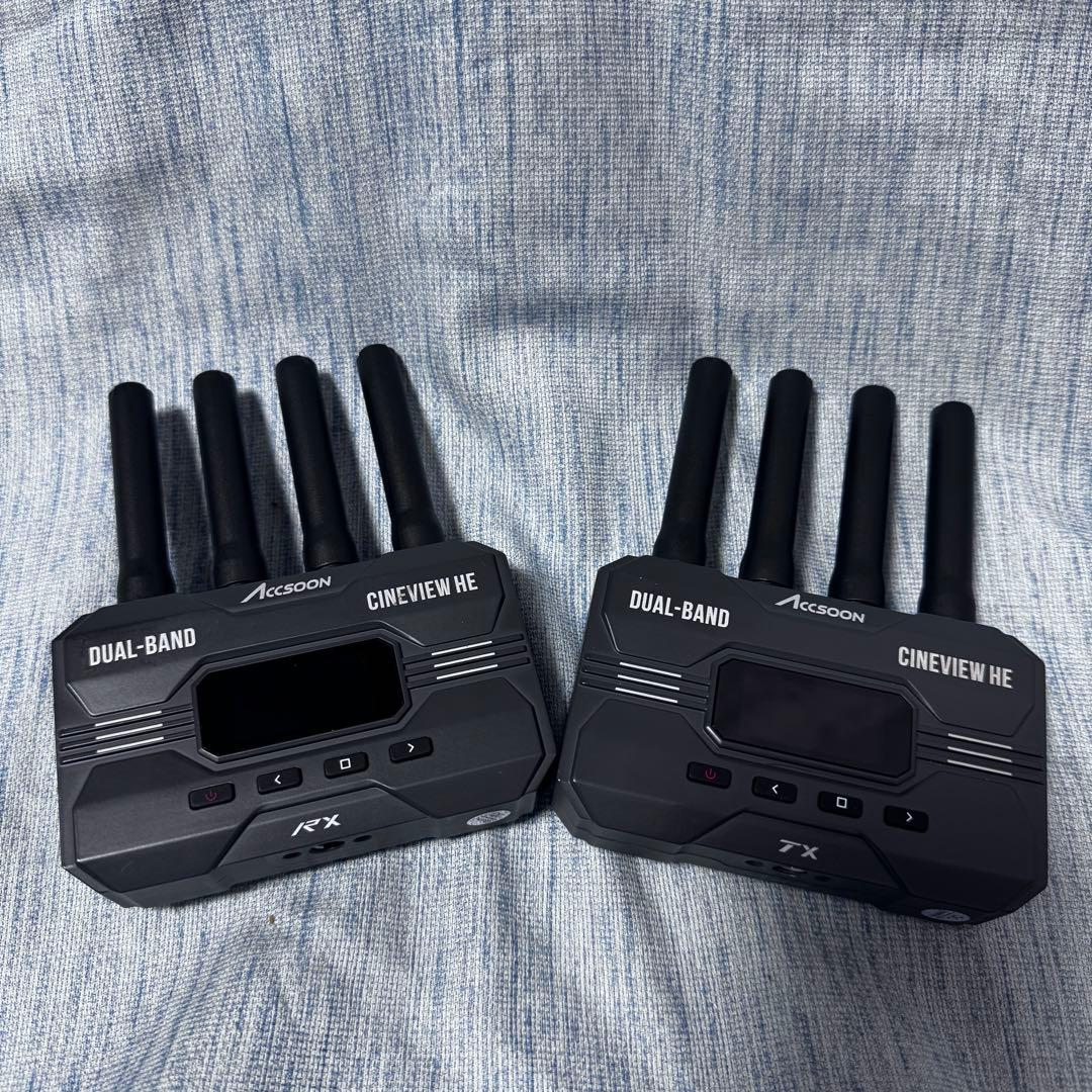 Accsoon CineView HE ワイヤレス映像伝送システム AccsoonがCineView HEを発売 - 手頃な価格のデュアルバンドHDMI
