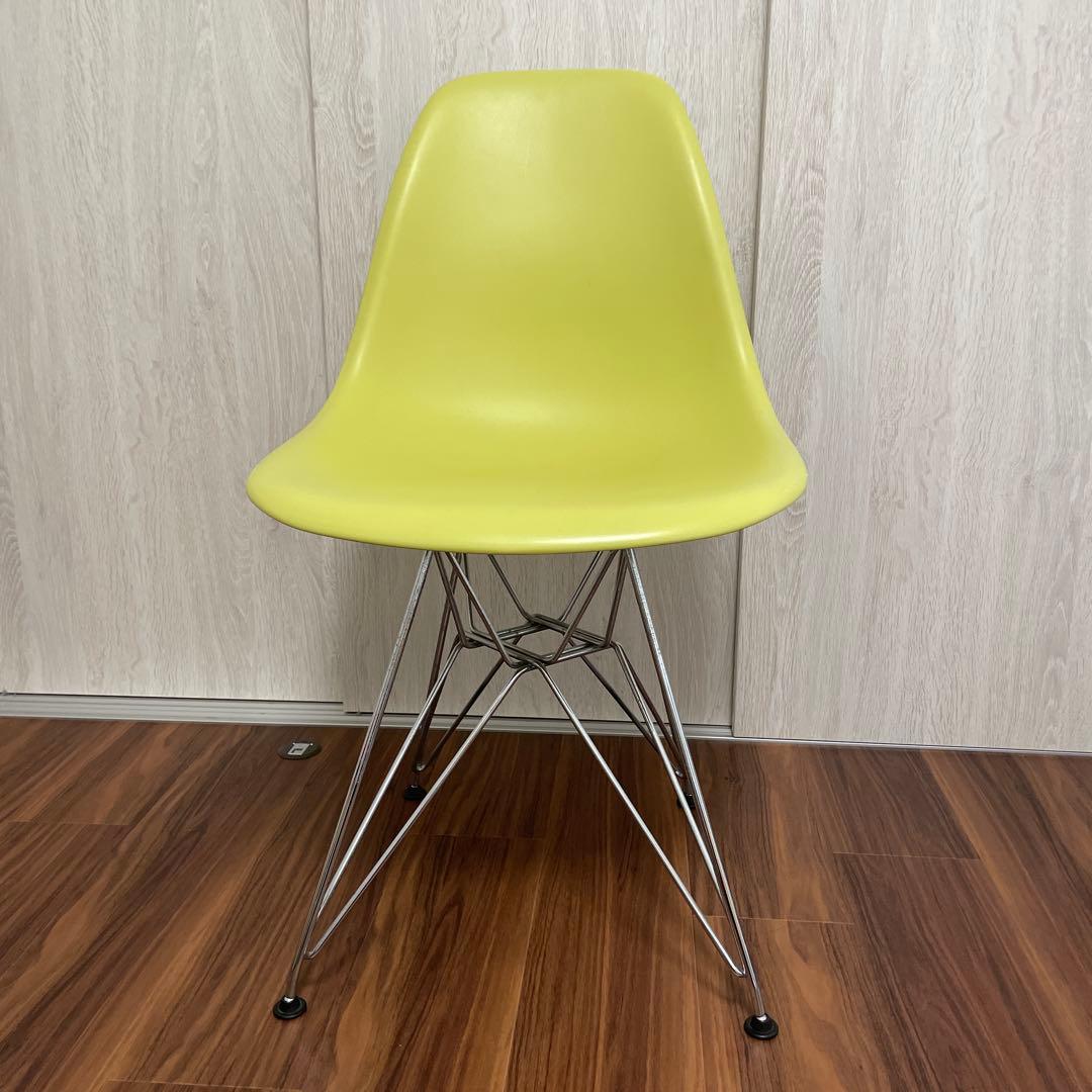 イームズ　プラスチック　シェルサイドチェア　ライムグリーン イームズプラスチックシェルサイドチェア - シートパッド｜ハーマン