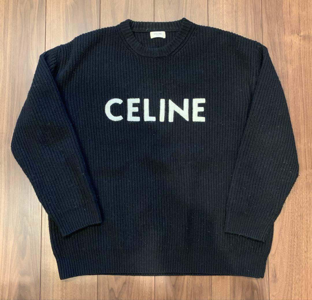 CELINE ロゴ ニット セーター