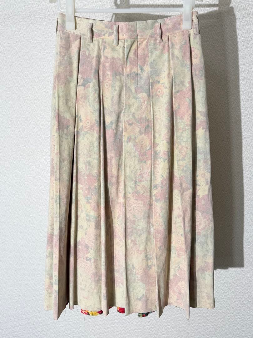 コムデギャルソン 04ss 総柄プリーツスカート