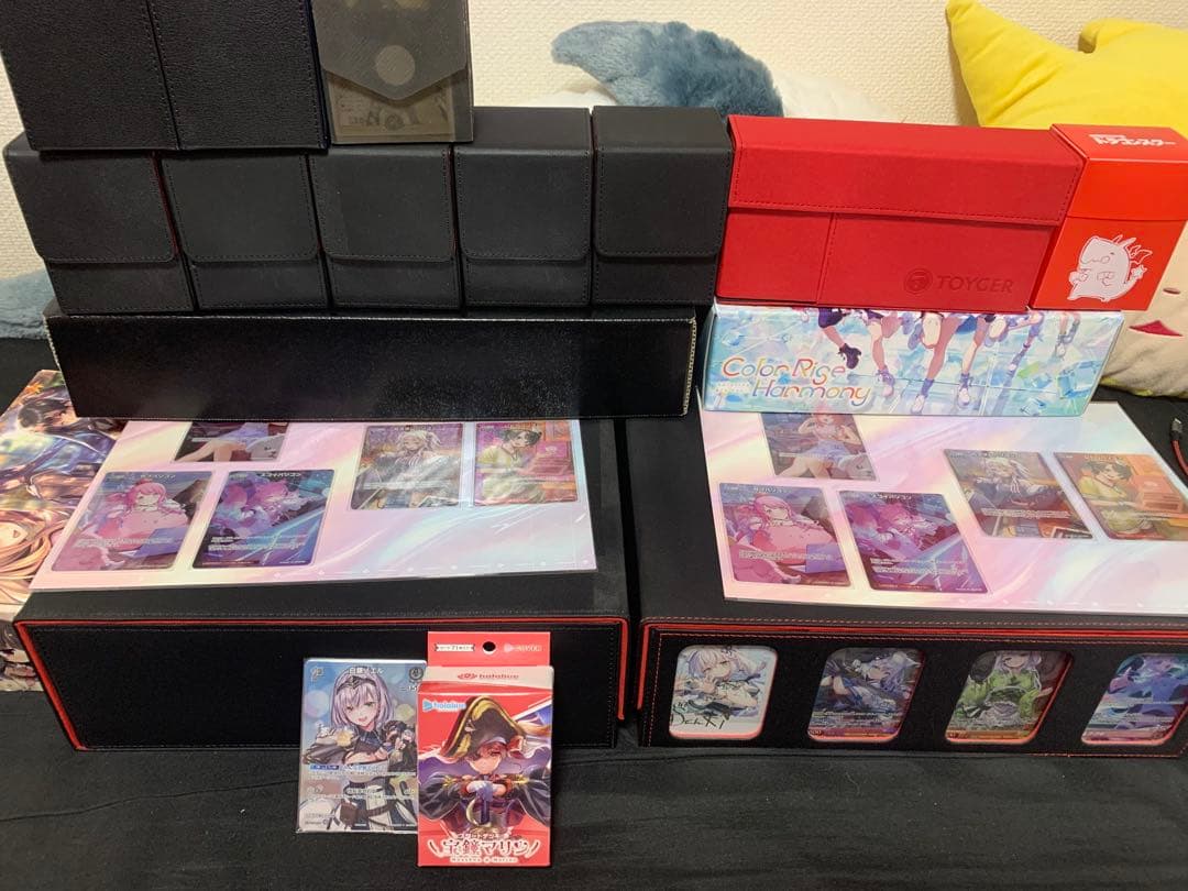 ホロカ引退品全てのカード＆ケース＆スリーブそのまま！(デッキは19デッキぐらい)