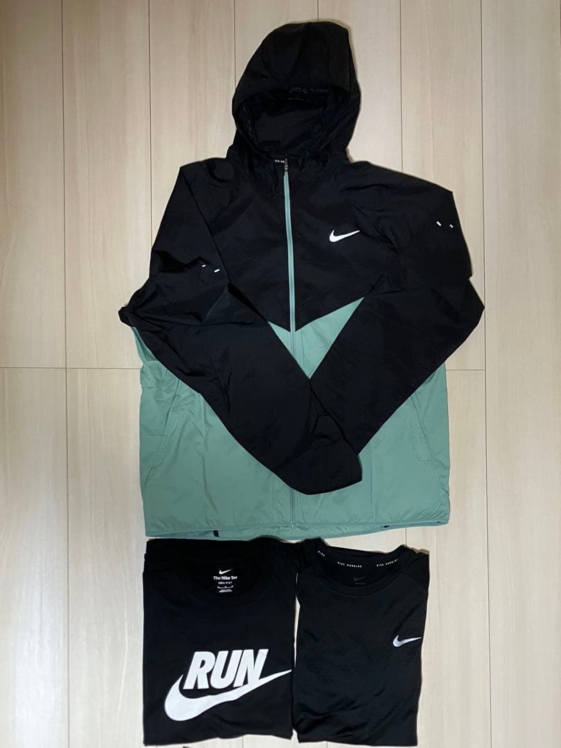 に*］様 NIKE ランニング ジャケット　長袖シャツ　半袖シャツ XLセット