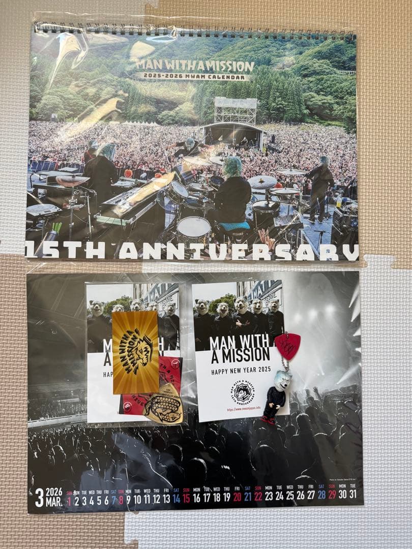 MAN WITH A MISSION 【2025カレンダー、キーホルダー等】 - メルカリ