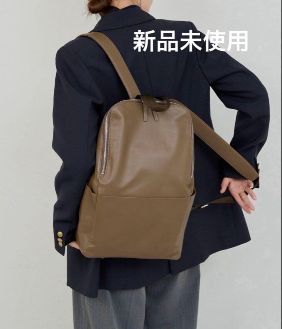 新品⭐︎GALLARDAGALANTE レザーリュック ブラウン 視覚障がい者発進で始まるバックパック レザー リュック Hallelujah