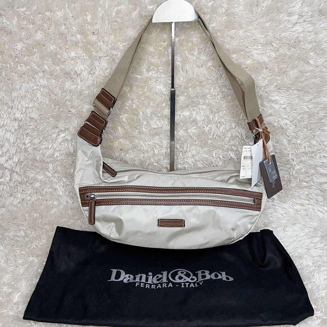 Daniel&Bob ボディバッグ ウエストバッグ レザー ナイロン カウレザー