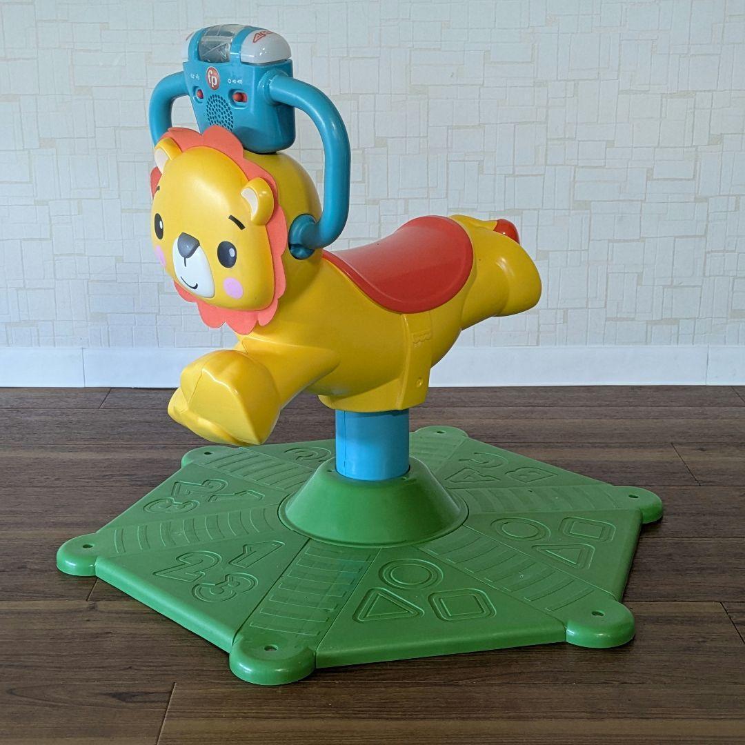 限定品 フィッシャープライス はずむ！まわる！バイリンガル・らいおん マテル、「はずむ！まわる！バイリンガル・らいおん」をトイザらス限定