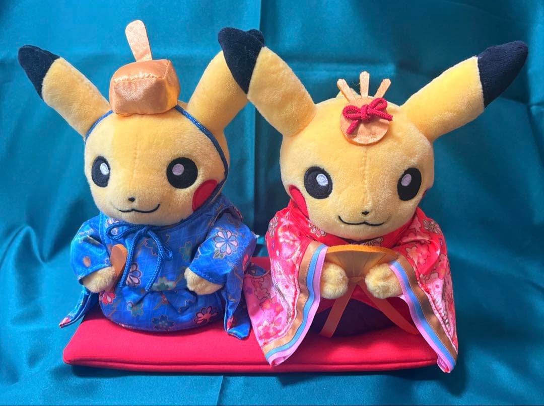 マンスリーペア ピカチュウ3月 雛人形 ひな祭り ひなまつり ぬいぐるみ