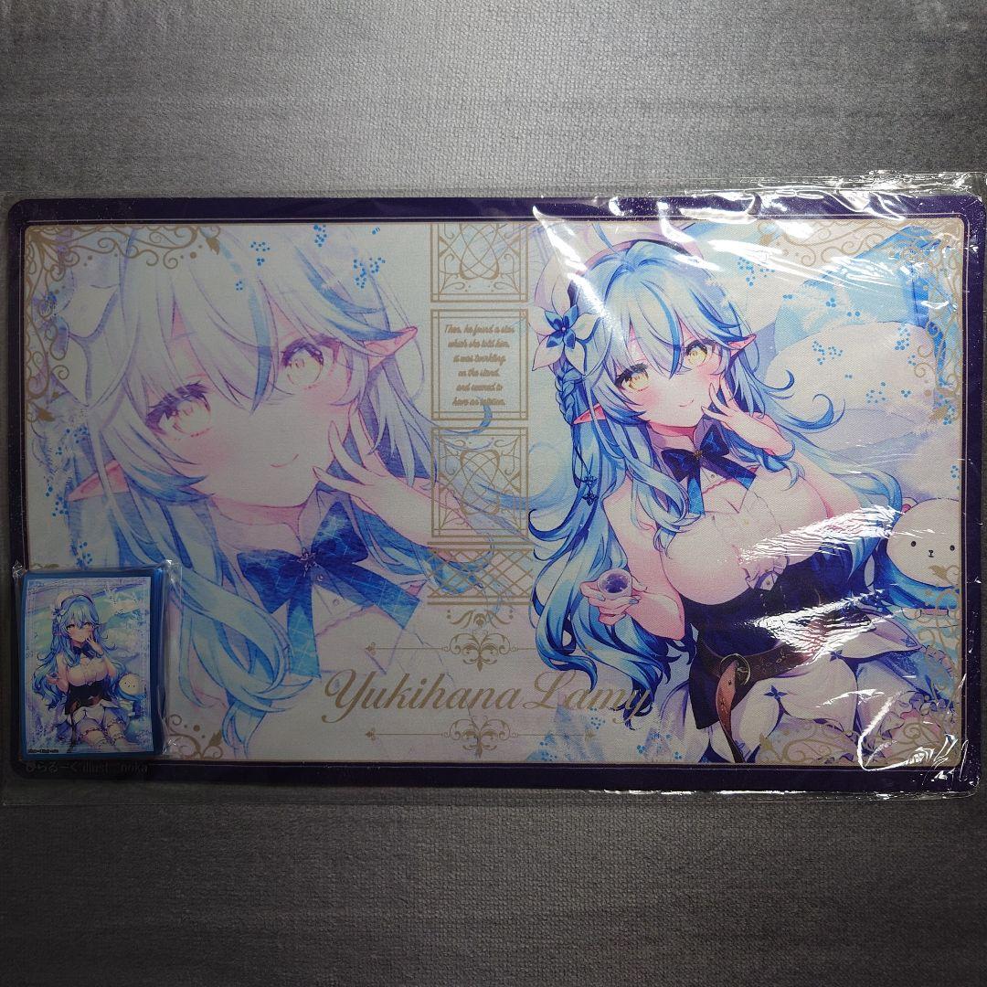 α1 ホロライブ お猪口&だいふく&初期衣装 雪花ラミィ スリーブ&プレイマット