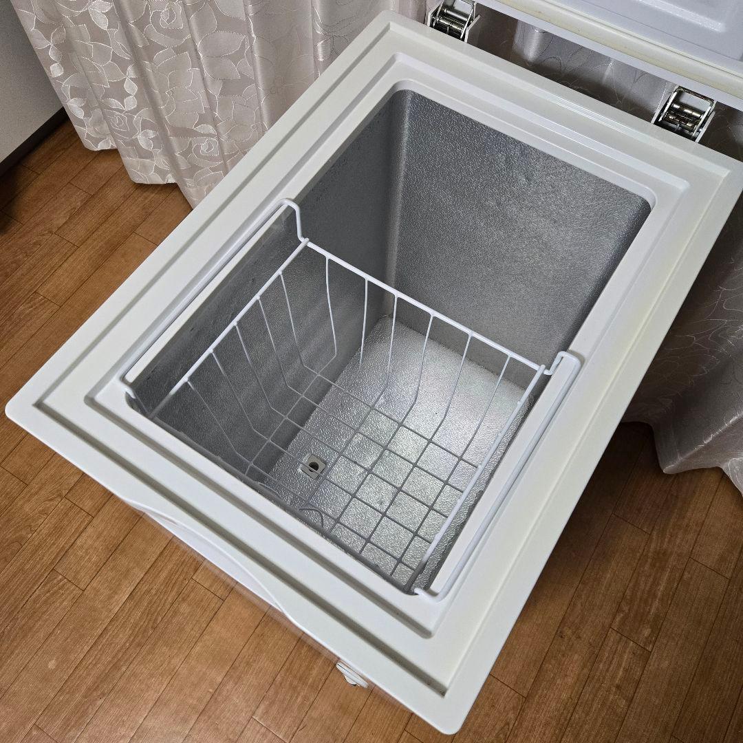 アレジア 冷凍庫 小型 上開き 63L スリム ストッカー AR-BD66 - メルカリ