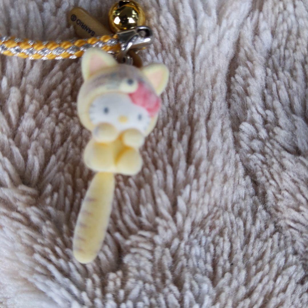 ハローキティ 長崎限定 壱岐対馬ヤマネコ 風水 金運アップ 根付