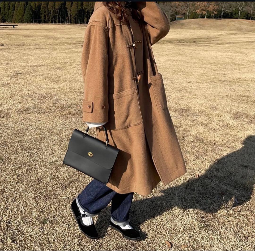 AURALEE ベビーキャメルビッグダッフルコート ユニセックス - メルカリ