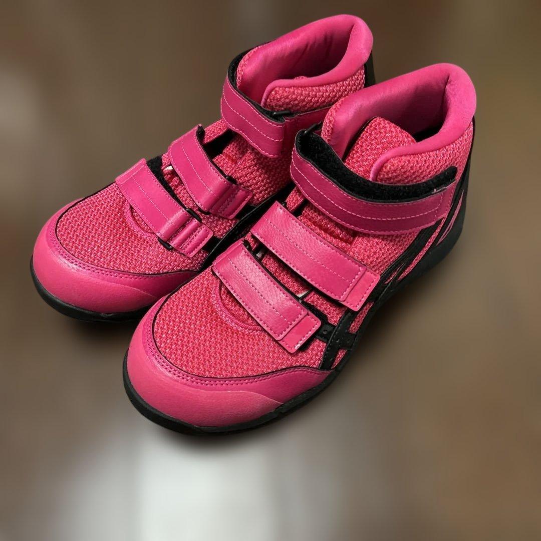 asics アシックス安全靴ウインジョブベルクロ 美品 26cm 廃盤レアカラー