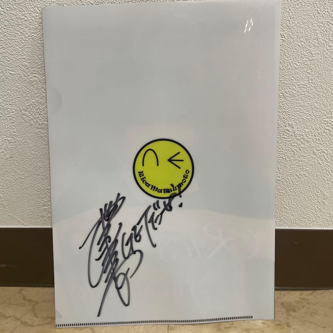 松本梨香直筆サイン入り 松本梨香デザインクッション、ファイル