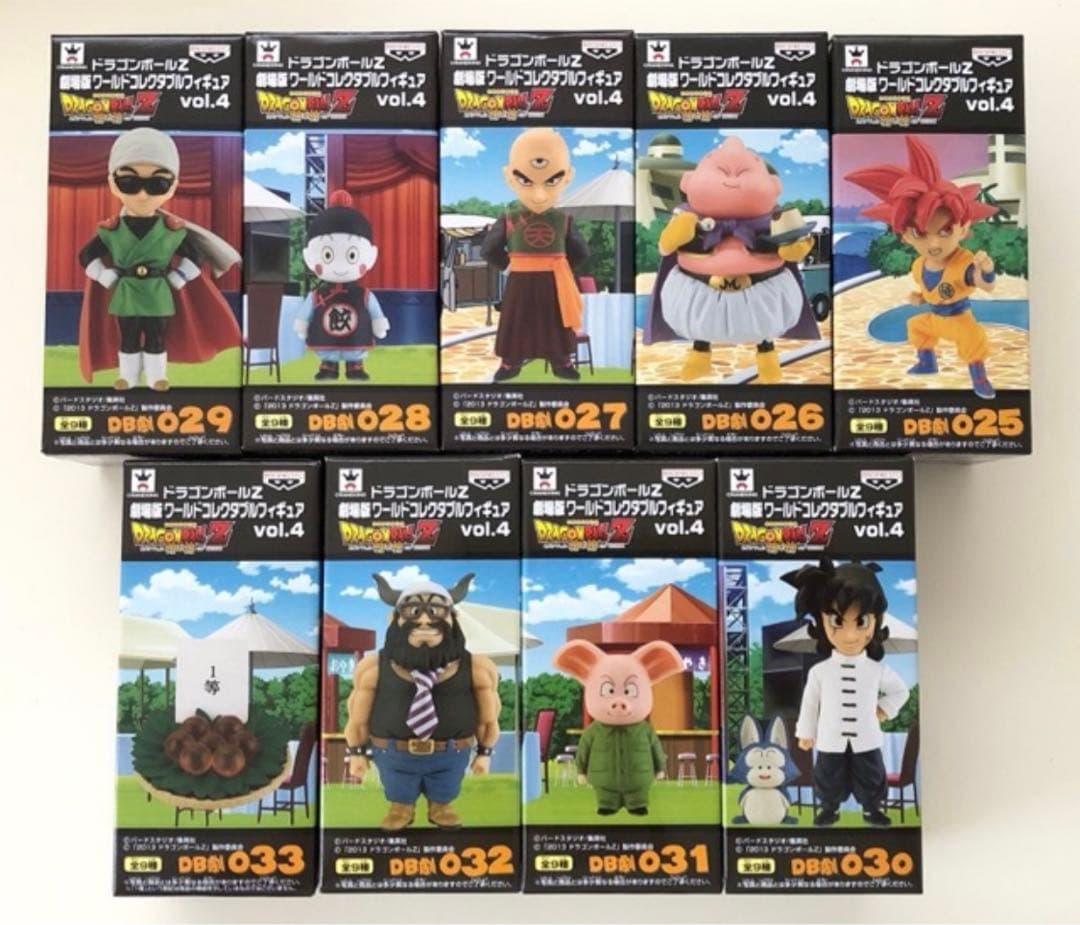 ドラゴンボールZ 劇場版 ワールドコレクタブルフィギュア Vol.4 フルコンプ