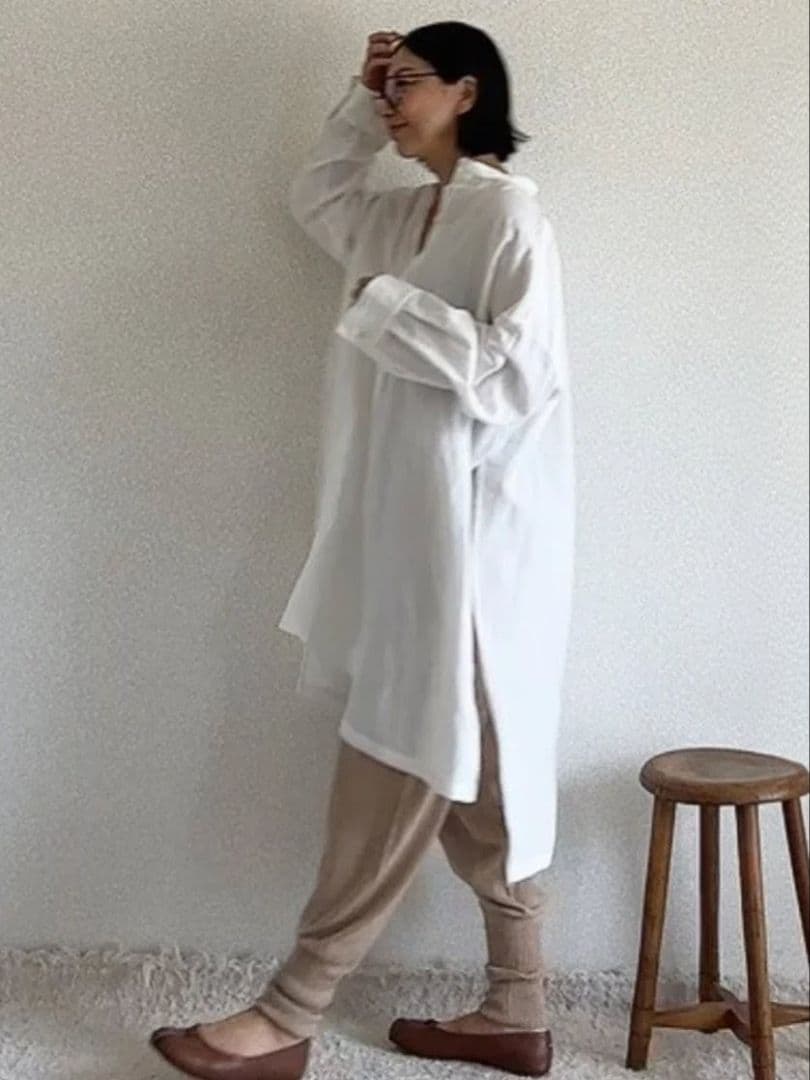 La chic baton ロングシャツ オフホワイト ラシックバトン - メルカリ