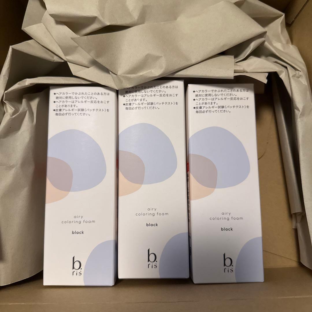 カラーリング・白髪染め b.ris airy coloring foam black