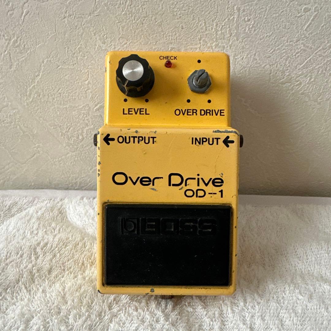 プロモ用 BOSS Over Drive OD-1 銀ネジ 日本製 Vintage】BOSS Over Drive OD-1 銀ネジ #8900 ET-23D基板 JRC4558D