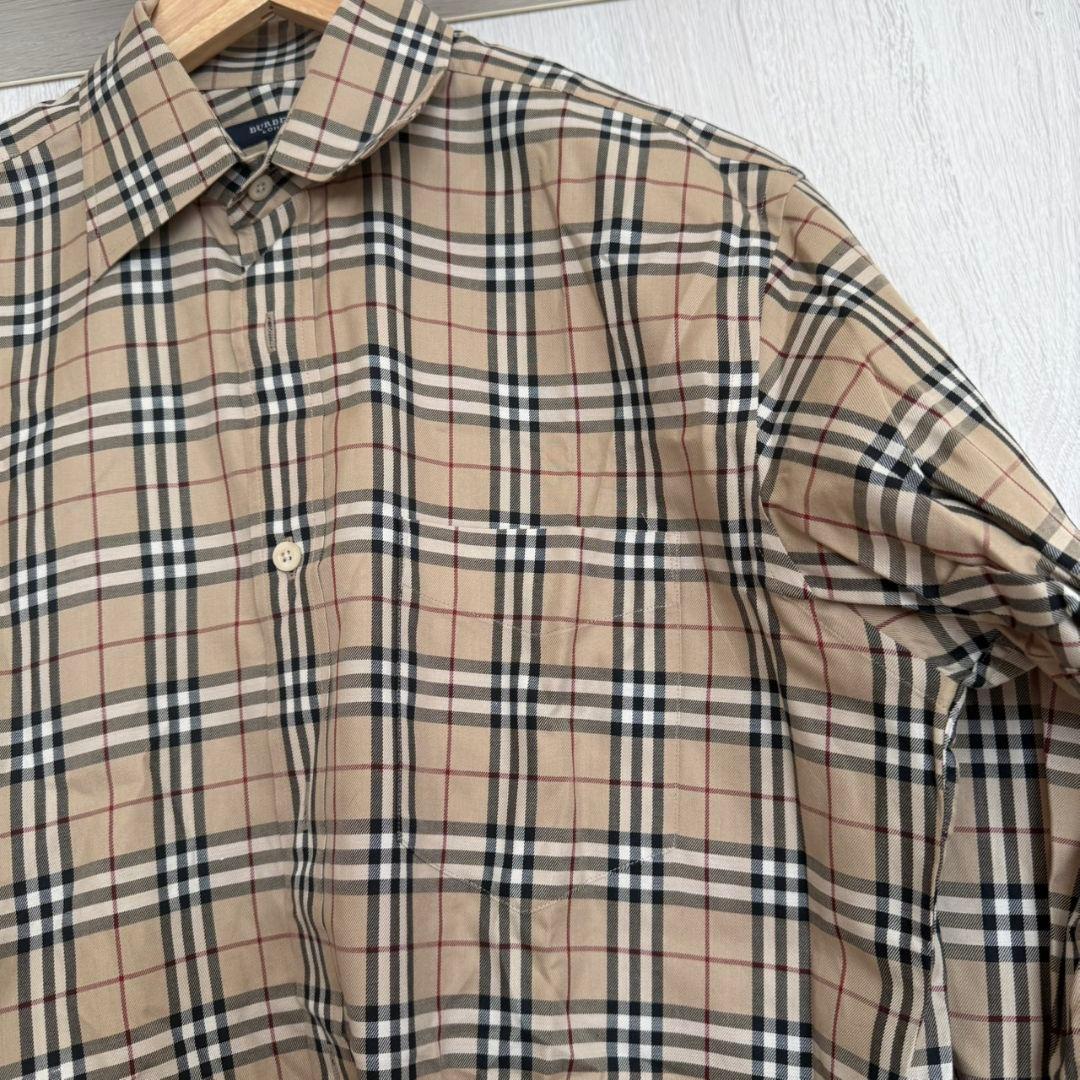 美品 BURBERRY ノバチェック柄 長袖シャツ M - メルカリ