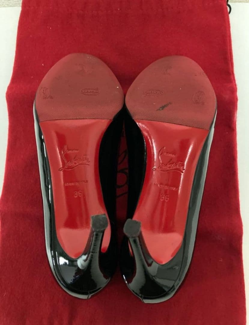 お値下げ！クリスチャンルブタン SINPLE PUMP 85 PATENT - メルカリ