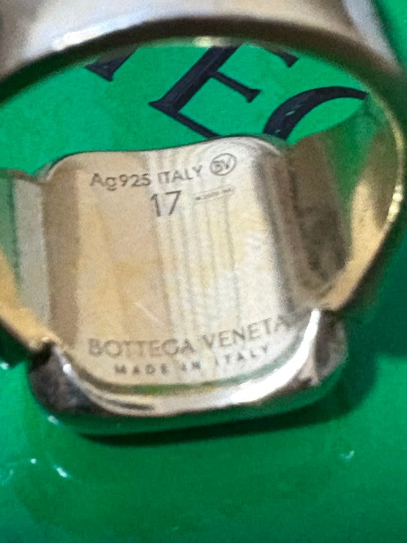 BOTTEGA VENETA ボッテガ ゴールドスクエアリング - メルカリ