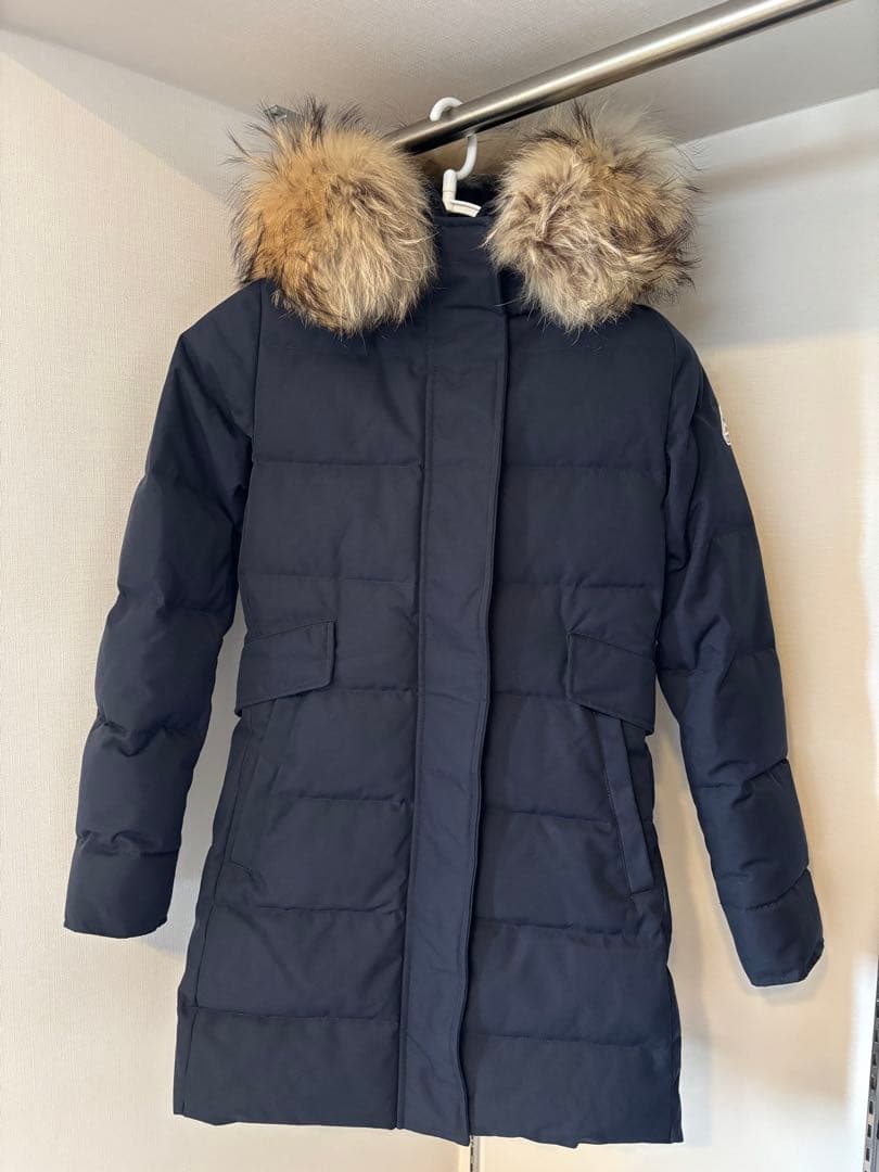 【美品】PYRENEX ネイビー ダウンジャケット JP 34