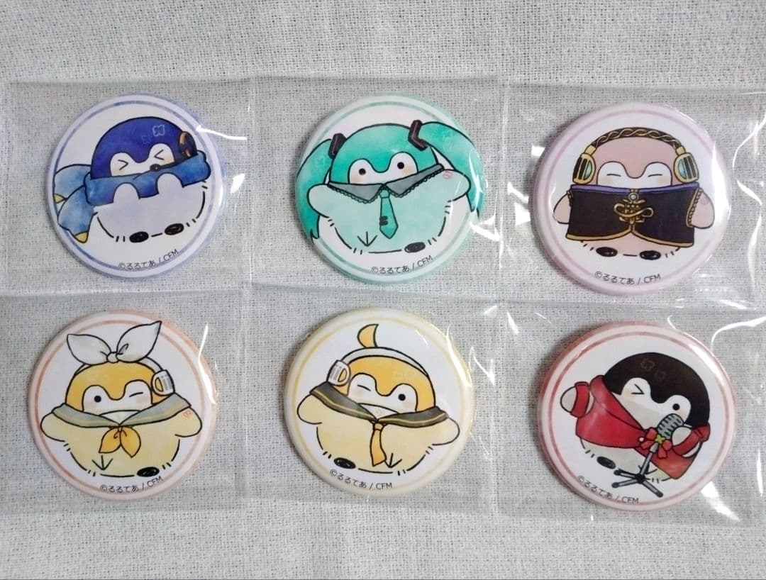 コウペンちゃん 初音ミク トレーディング 缶バッジ 全6種セット