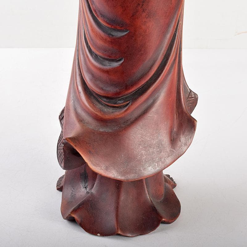 中国 唐木黄楊製 観音菩薩像 仏像 置物 V R4736 - メルカリ