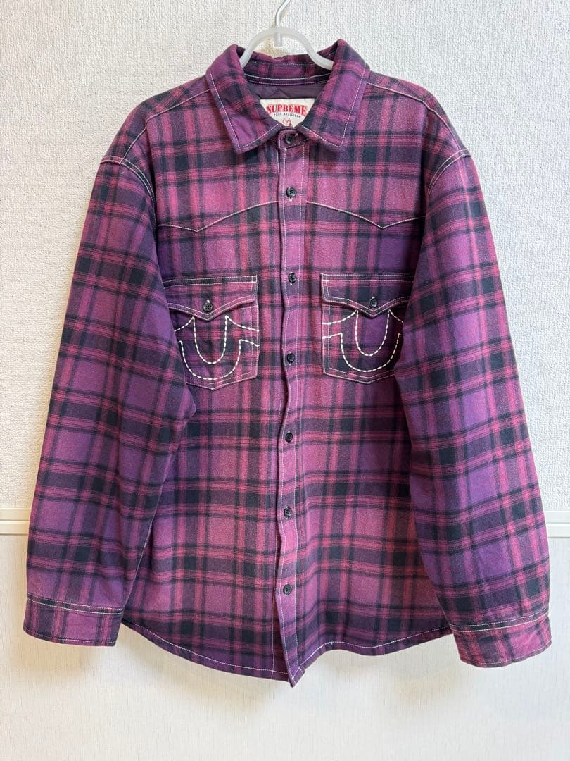 Supreme × True Religion Flannel Shirt Flannel Shirt Supreme✖️True Religion®️ •Sold❌❌ •Size: M