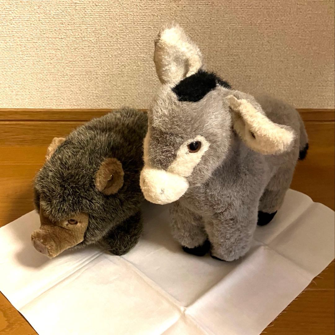 Steiff シュタイフ ぬいぐるみ 2体セット ロバ いのしし Amazon.co.jp: シュタイフ(steiff) ロバのイッシー 33cm 067457 : おもちゃ
