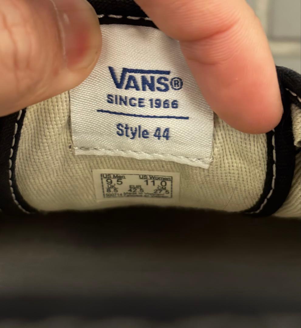 VANS オーセンティック アナハイム　44DX ブラック 27.5cm