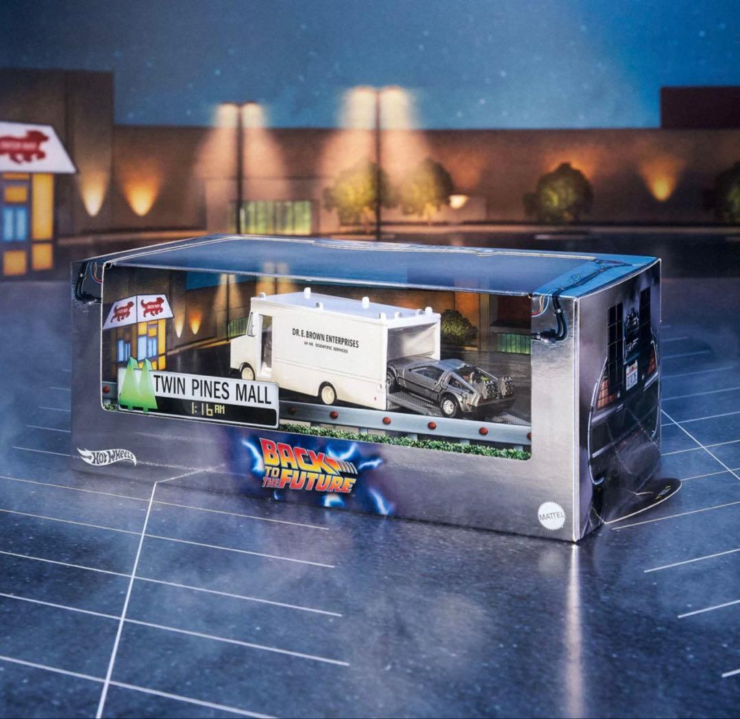 【新品】ホットウィール　RLC デロリアン　40th アニバーサリーセット