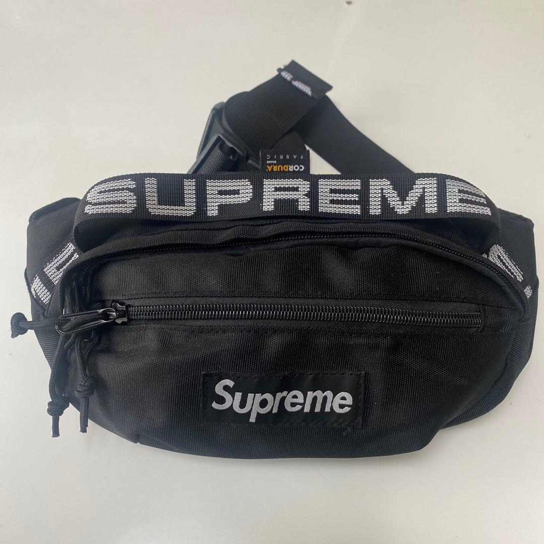 ★Supreme★コーデュラ★ブラック★18ss★ボディバッグ★美品★