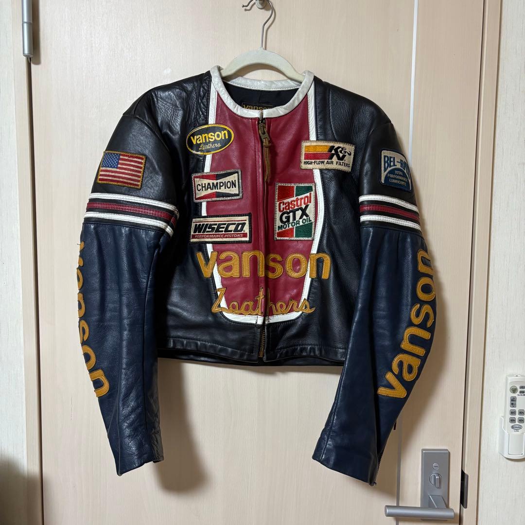 VANSON レザージャケット　ワンスター　サイズ40 ライダース