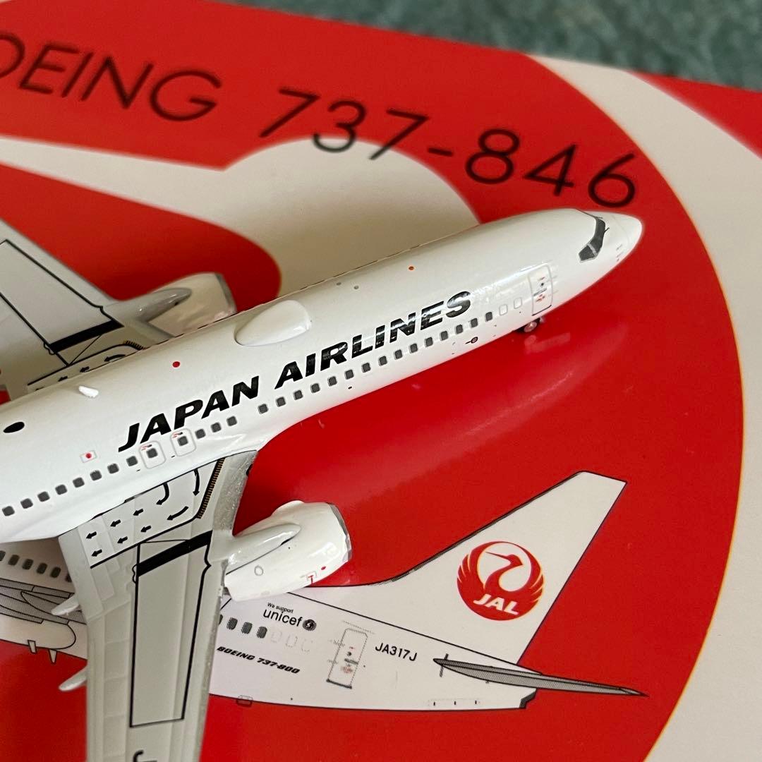 JAL 737-800 日本航空 JA317J 1:400 ph - メルカリ