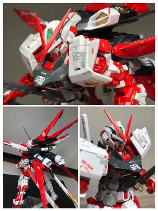 MG アストレイレッドフレーム　フライトユニット付　完成品　無塗装