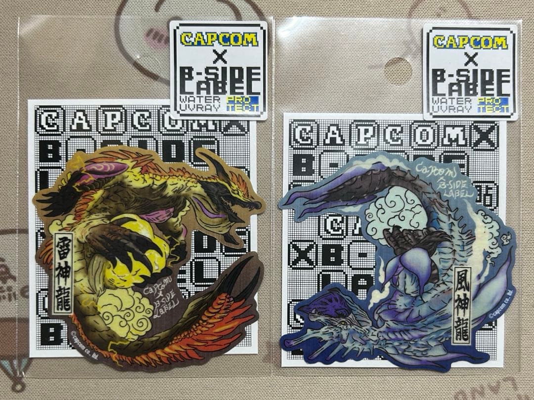 B-SIDE LABEL モンスターハンター　カプコンコラボ　風神龍　雷神龍 CAPCOM×B-SIDE LABEL コラボ第13弾！！！！！ – B-SIDE LABEL