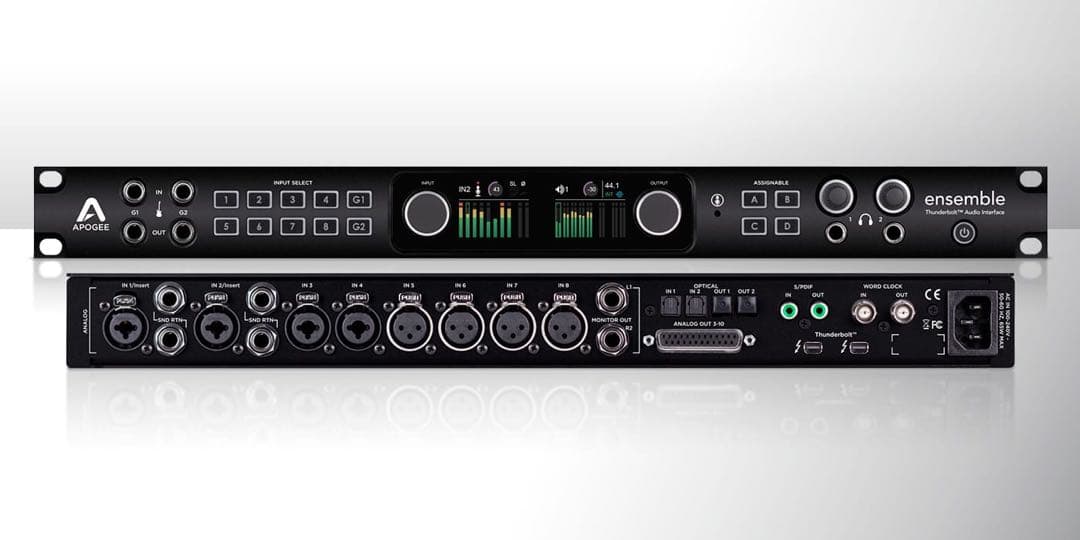 Apogee Ensemble Thunderbolt 変換アダプター付き