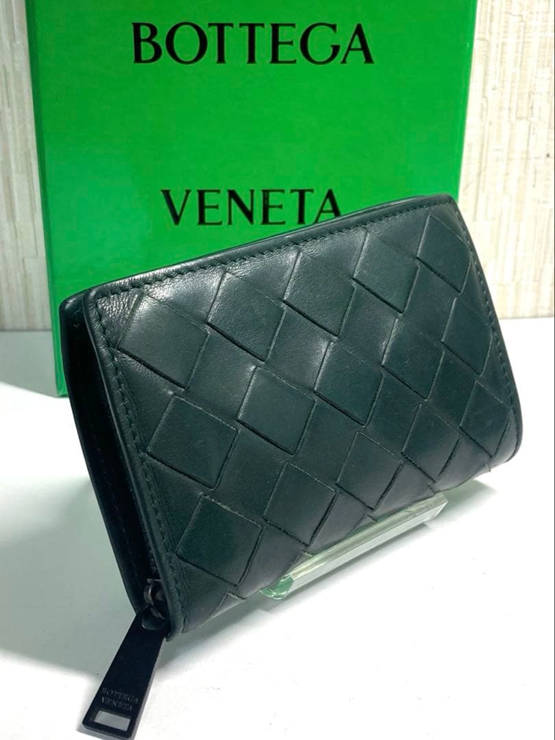 良品　ボッテガヴェネタ　イントレチャート　ケース　カードケース　RFID ボッテガヴェネタ BOTTEGA VENETA カードケース 名刺入れ イントレ