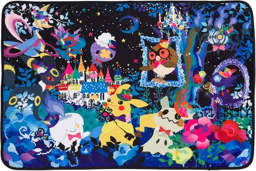 ポケットモンスター ブランケット ポケセン限定 Ghost’s castle 城 Official new Pokémon Center Halloween Ghost Chateau artwork and